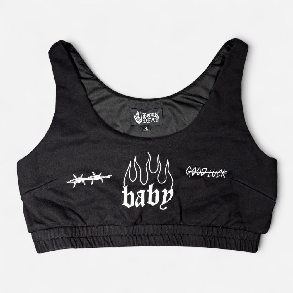 Unbranded Women's Black Crop-top